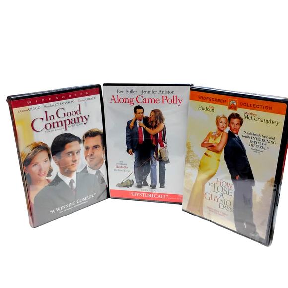 Lot of 3 DVDs Comedy Romance In Good Company Along Came Polly Lose a Guy 10 Days - Picture 2 of 13